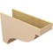 Ekena Millwork 12"W x 36"D x 24"H Classic Garner Rough Cedar Woodgrain TimberThane Corbel, Primed Tan CORUR12X36X24GARRCPR - alternate 4